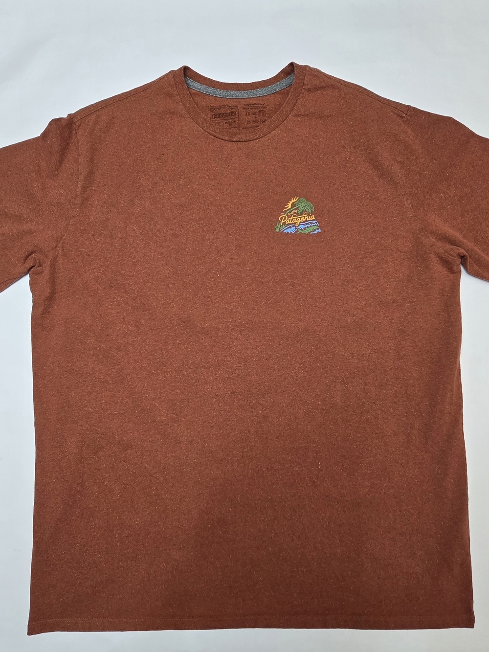Patagonia Men's Short-Sleeve Crew Tee - Rust Orange